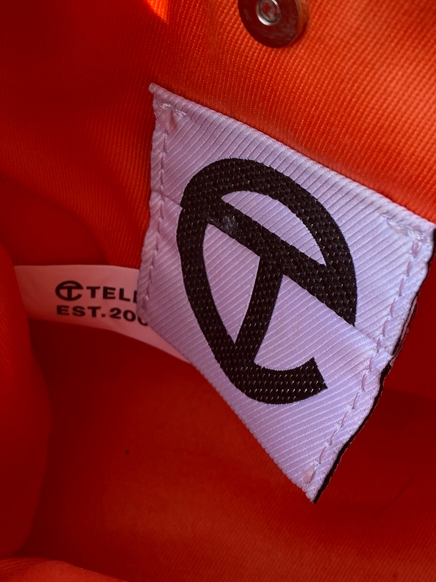 PEARLE closet - Orange mini Telfar Bag