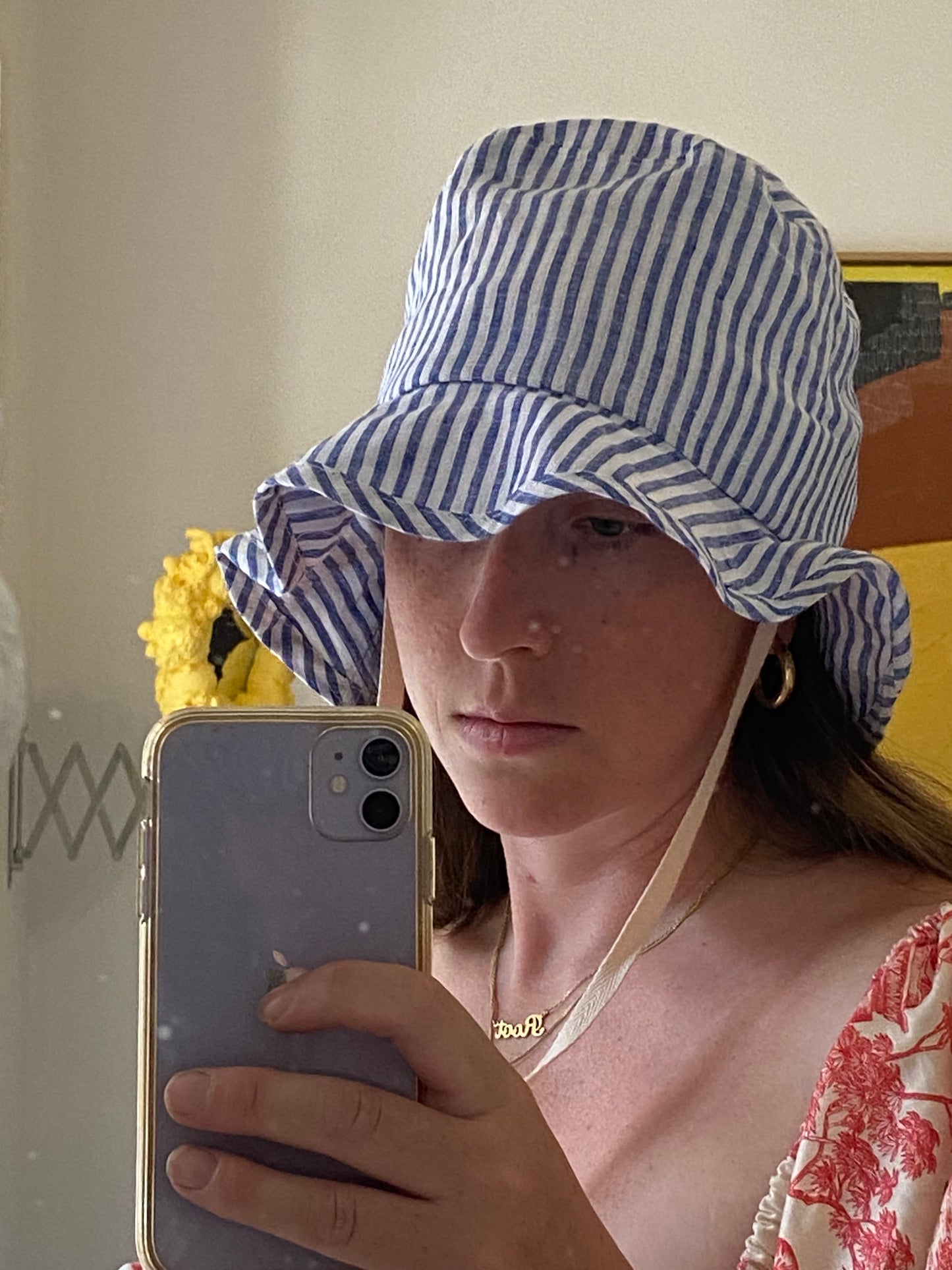 SMITH BOWEN - BLUE STRIPE VACATION HAT