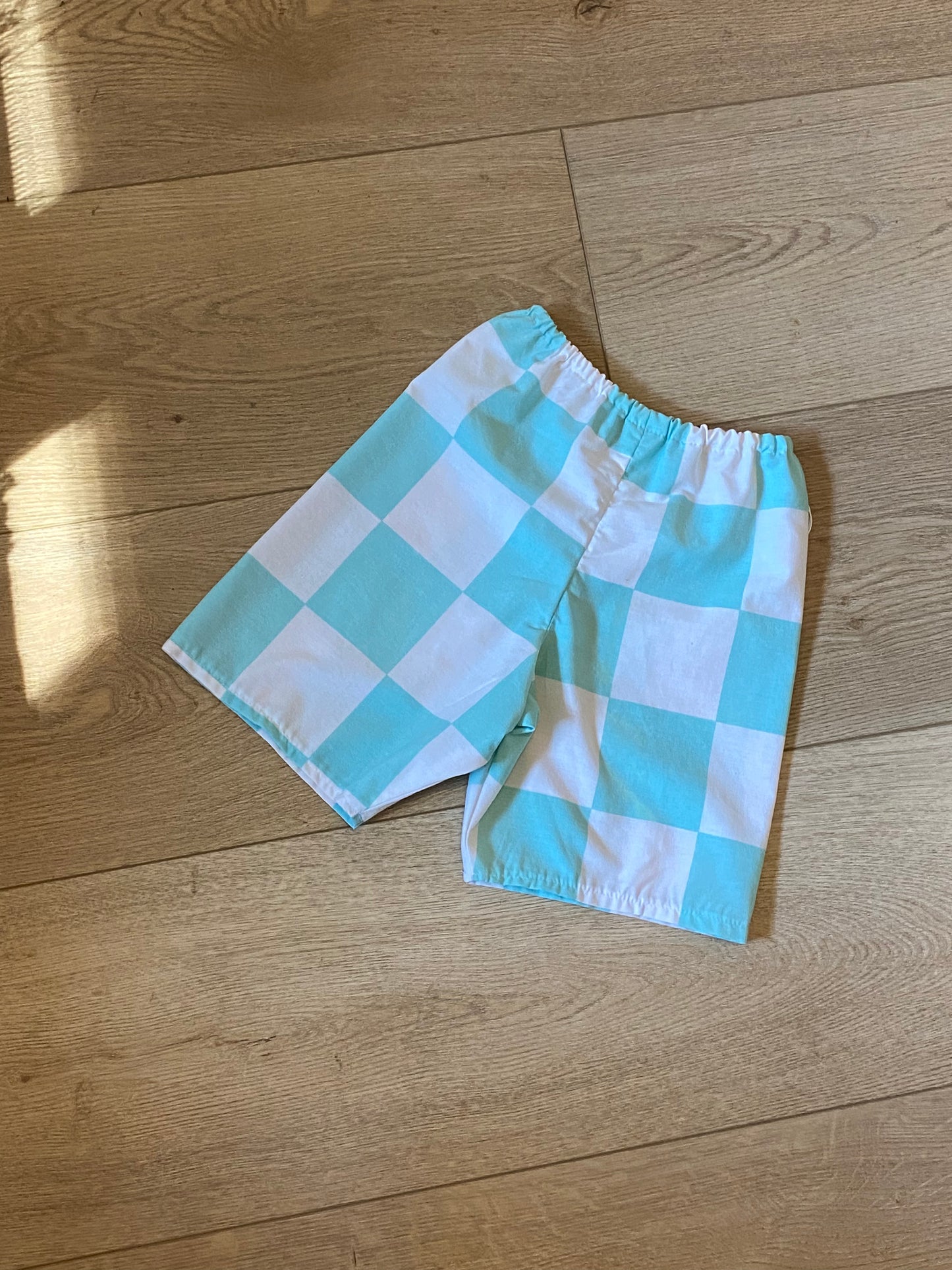 PEARLE KIDS - BLUE CHECKER SHORTS 4-6 years