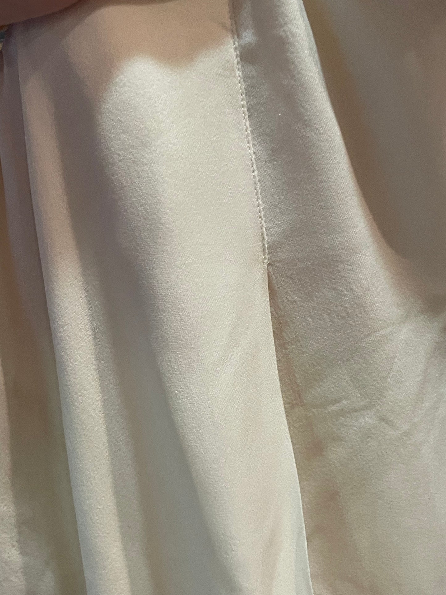 PEARLE closet - Raquel Allegra white silk tube dress